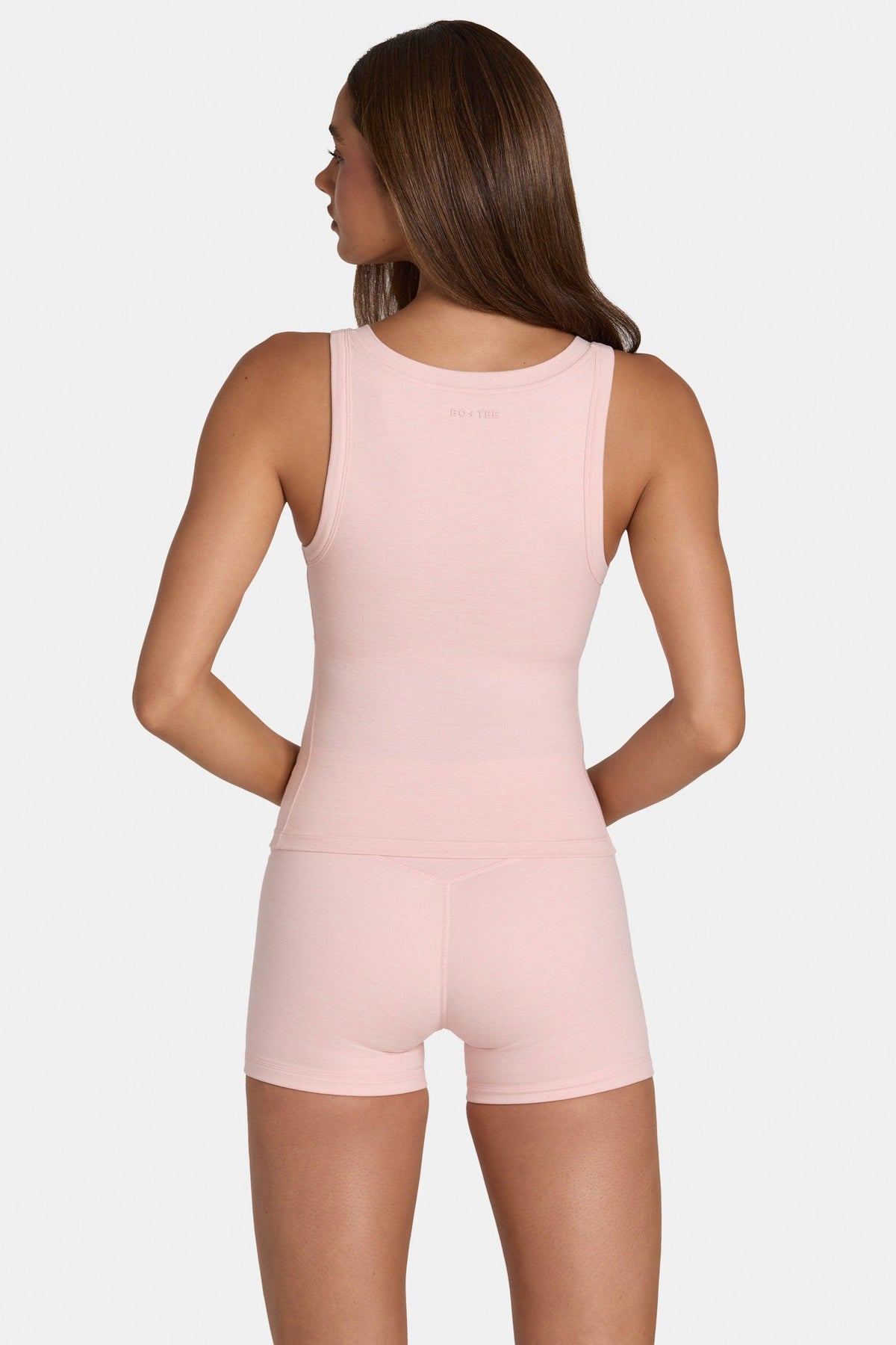 粉紅色棕色柔軟運動背心