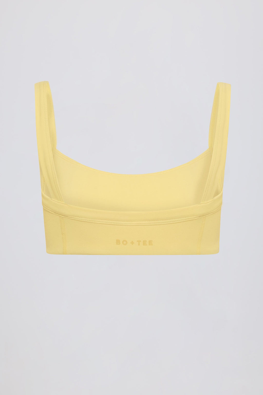 Soft Active Seam-detail Sports Bra In Lemon