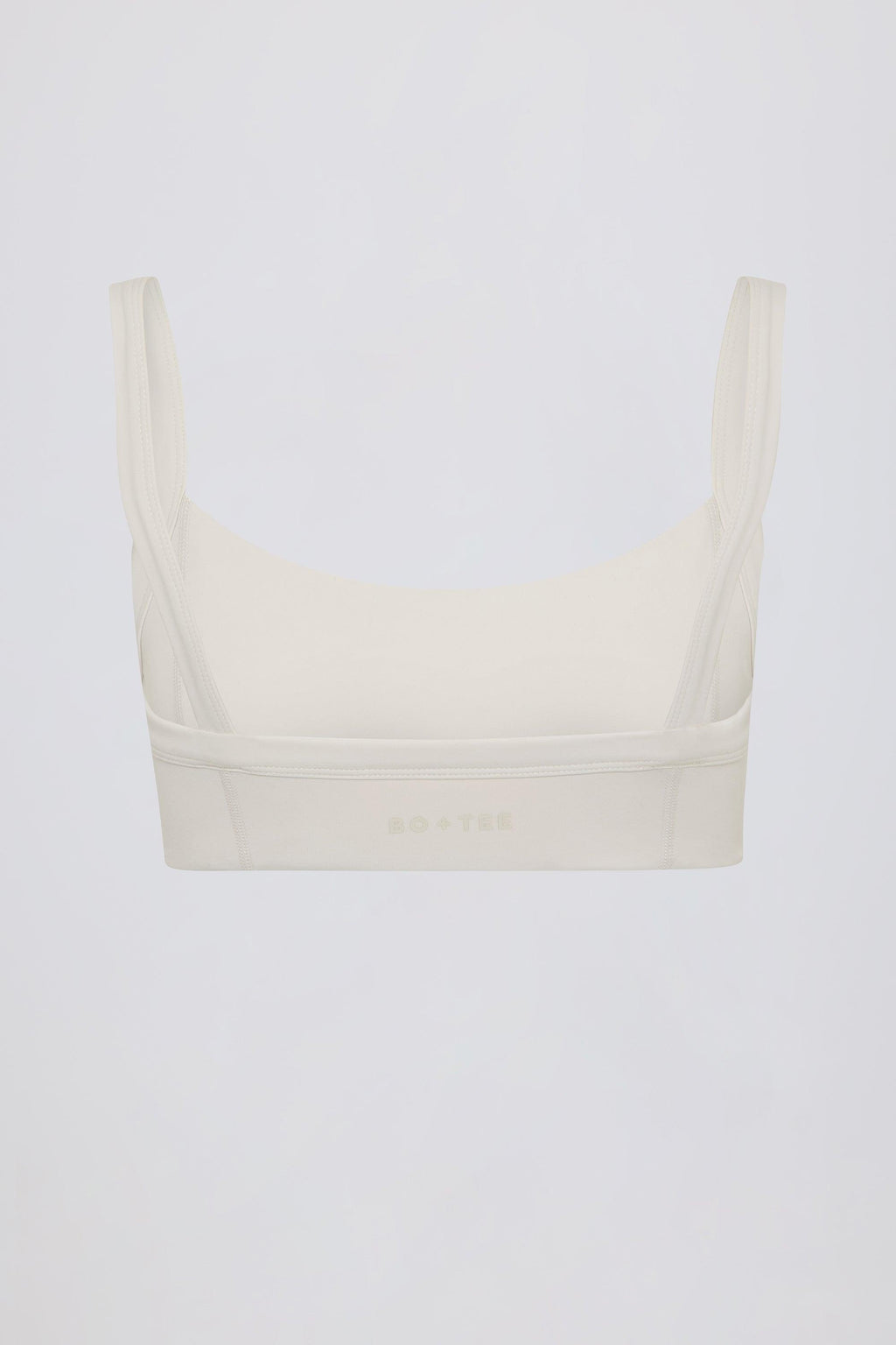 Soft Active Seam-detail Sports Bra In Oat