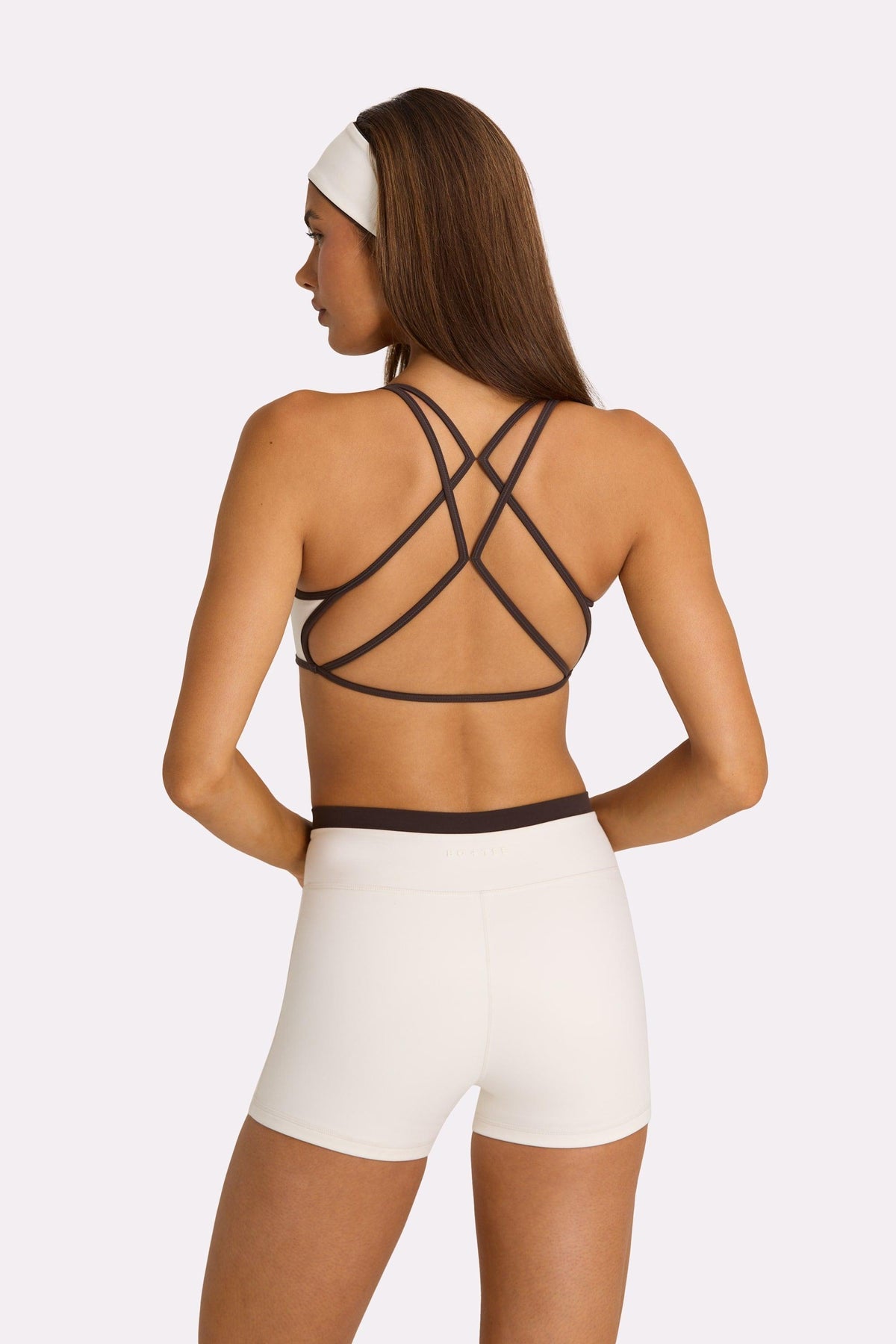 Soft Active Sports Bra In Coconut