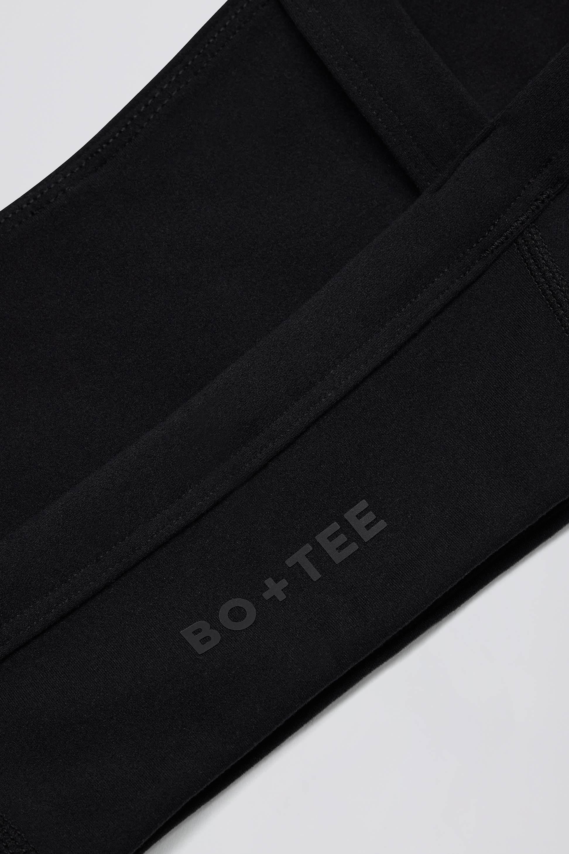 Soft Active Seam-detail Sports Bra In Black