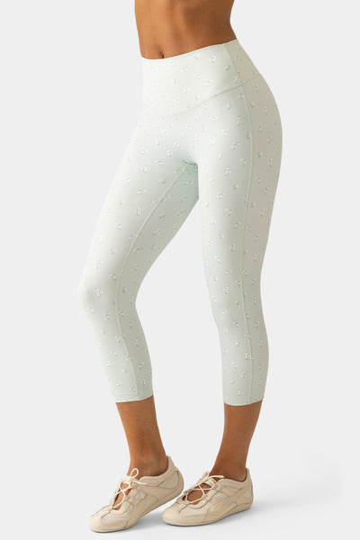 Soft Active Capri Leggings In Matcha Meadow