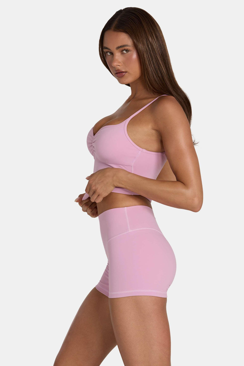 Soft Active Mini Shorts In Sweet Pink