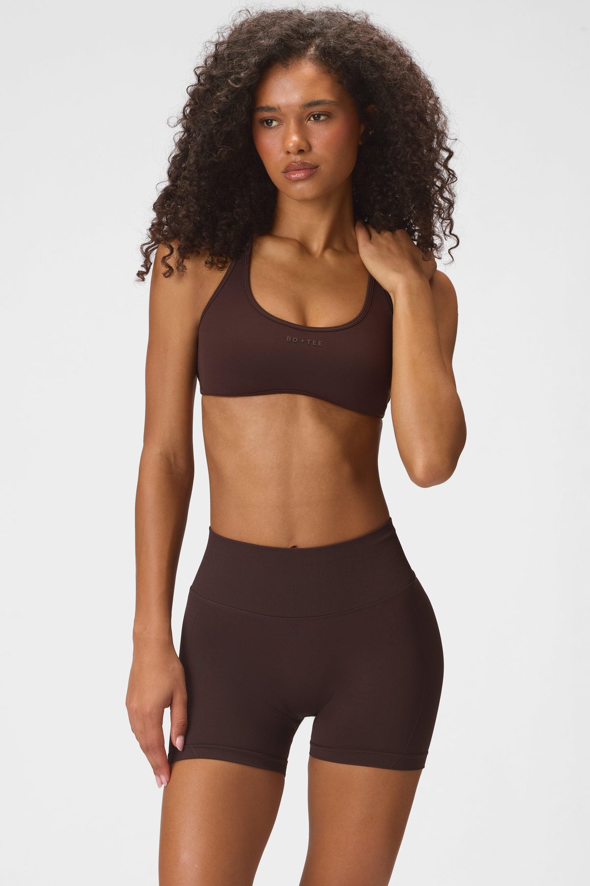 Seamless Shorts In Espresso