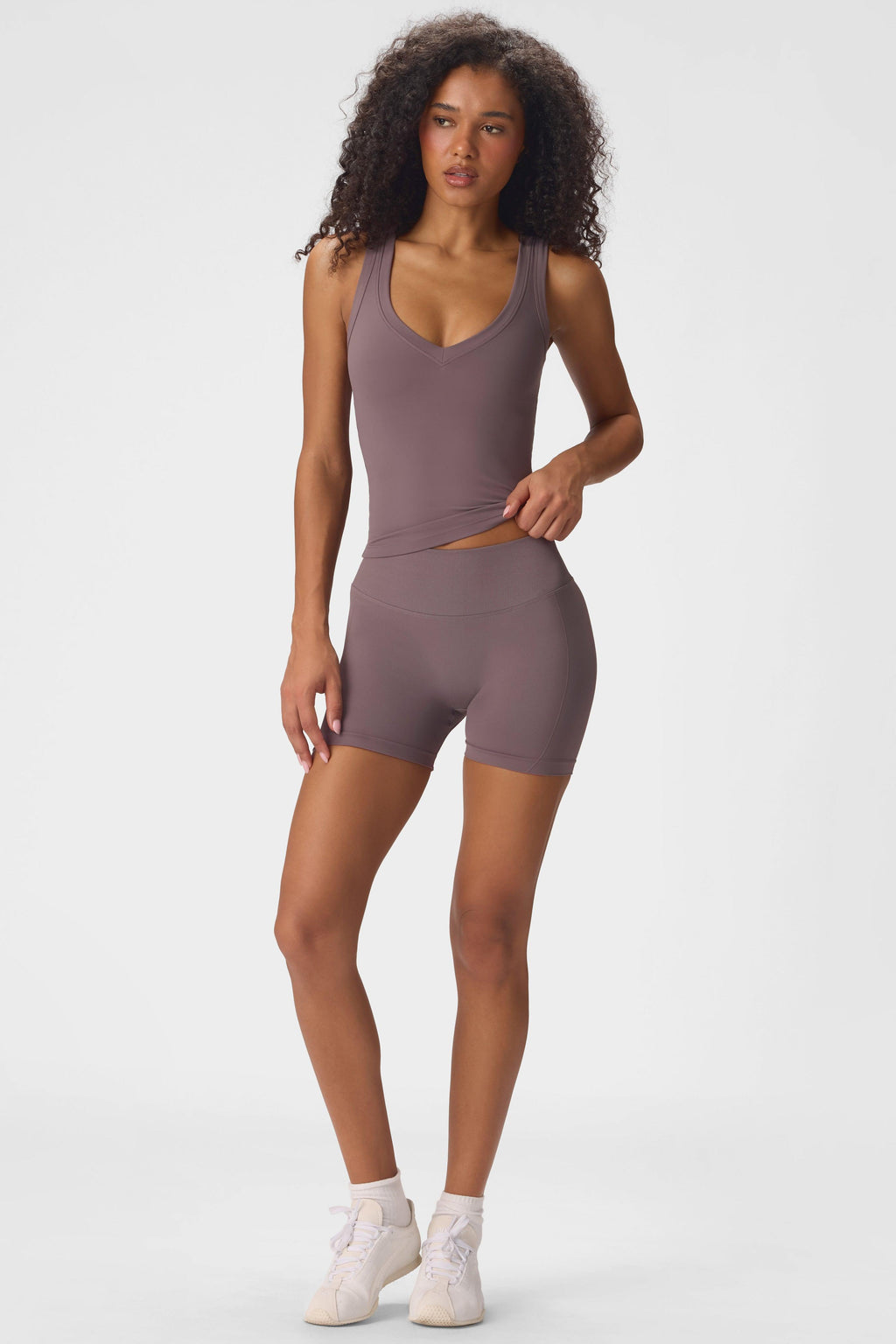 Seamless Shorts In Stone