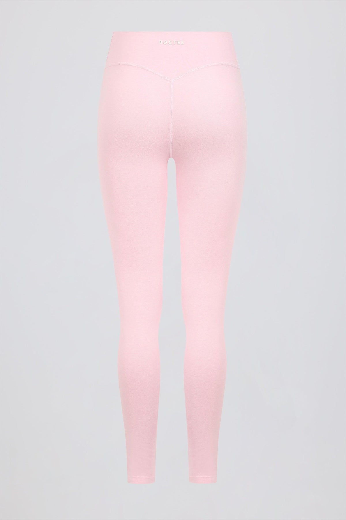 Brushed Jersey Ruched Mid-rise Leggings In Bloom