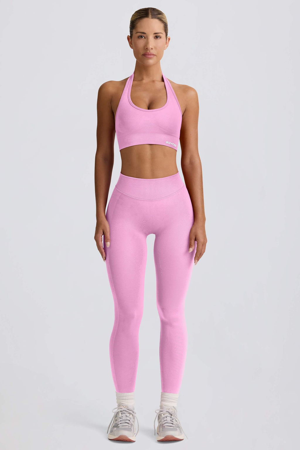 Define Luxe High-waist Leggings In Bubblegum Pink
