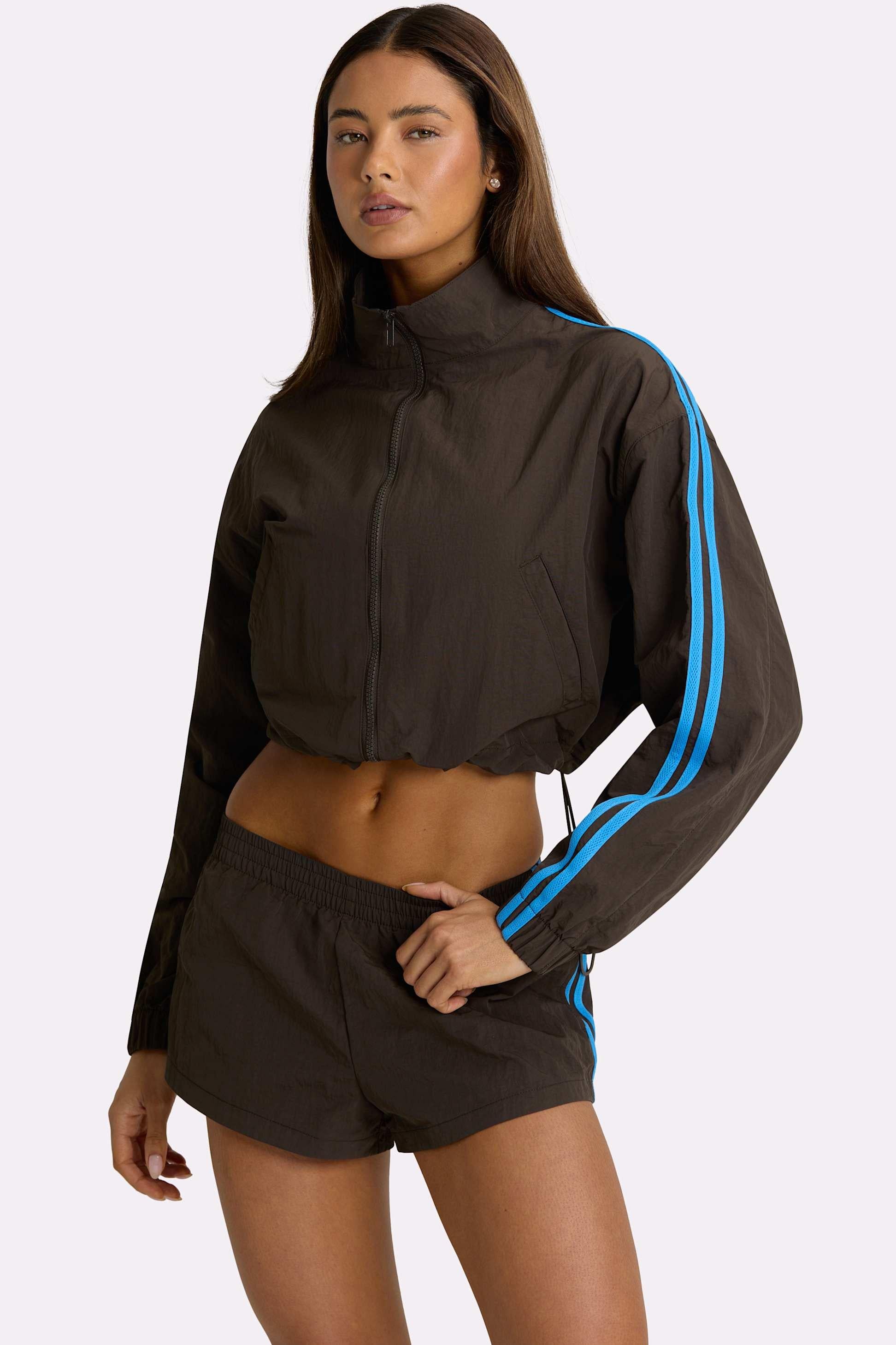 松露編織拉鍊運動外套