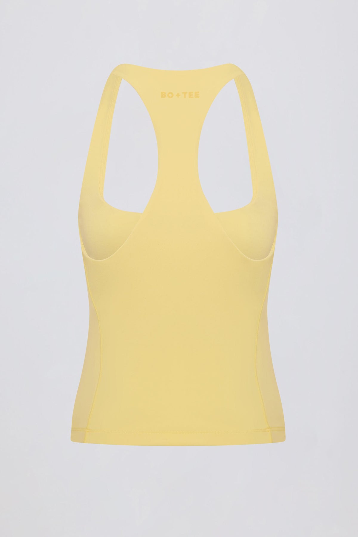 Soft Active Racerback Tank Top In Lemon