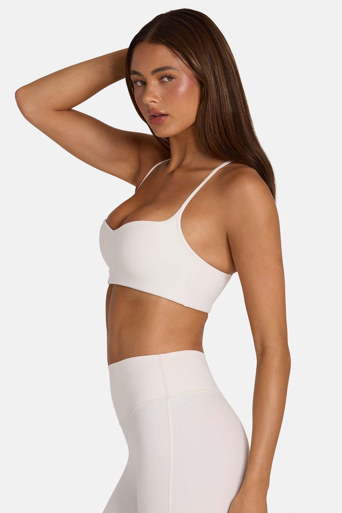 Soft Active Low-impact Sports Bra In Coconut