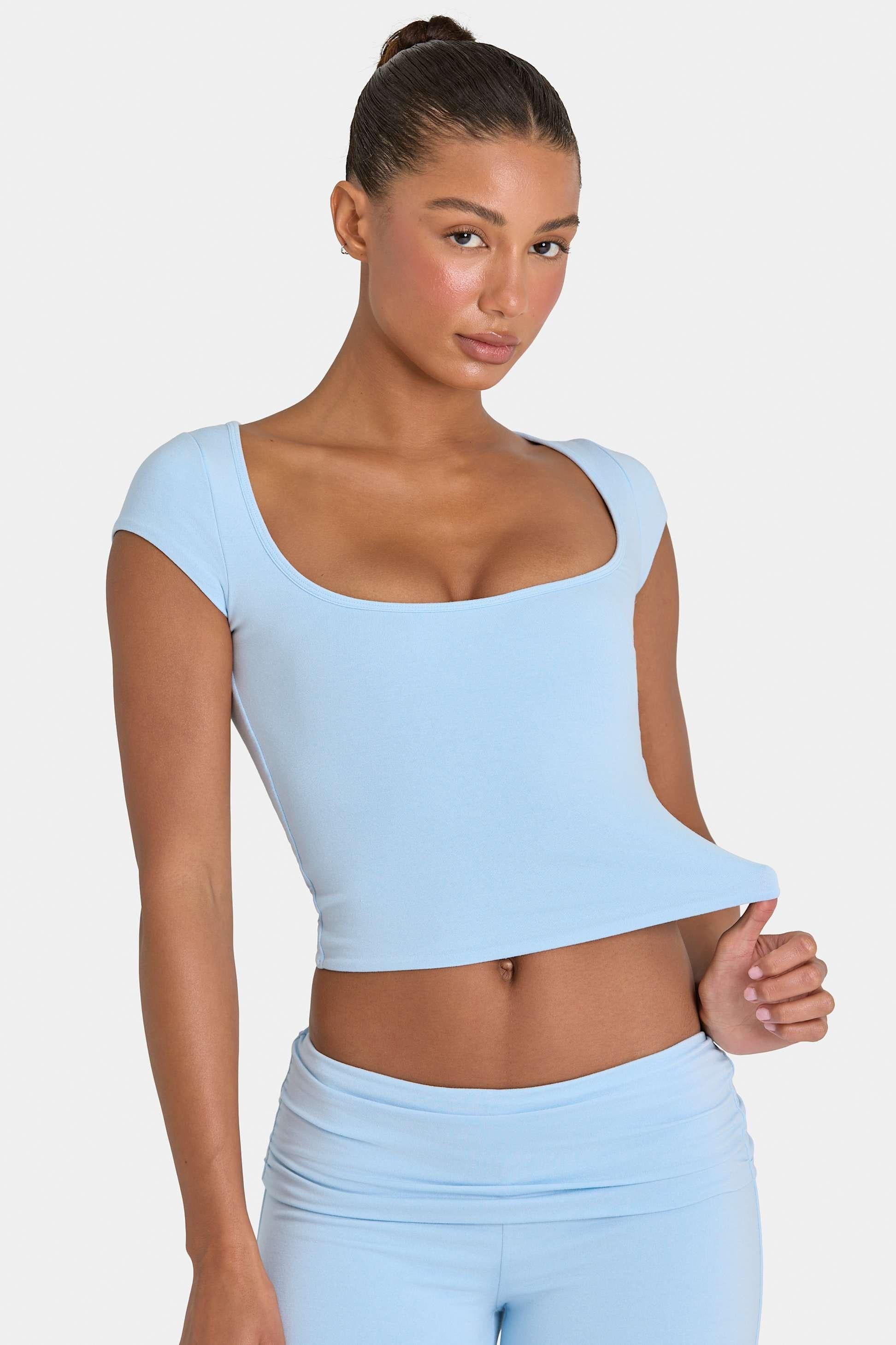 Buttercloud™ Crop Top In Sky