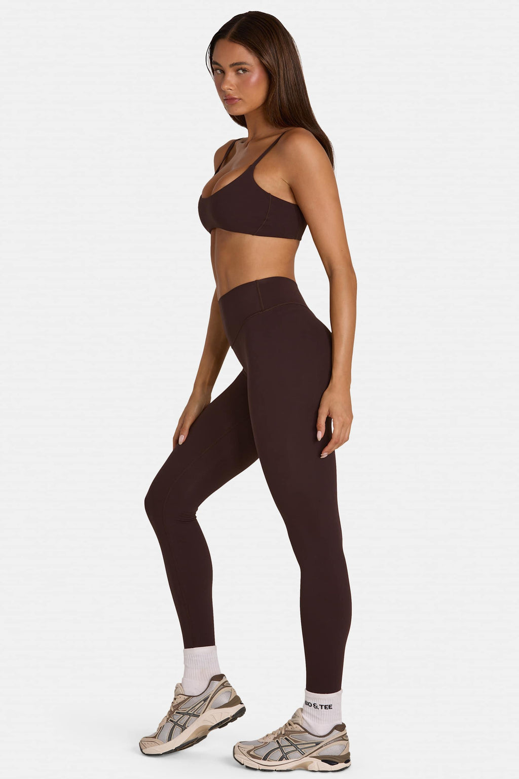 Soft Active Full-length Leggings In Espresso
