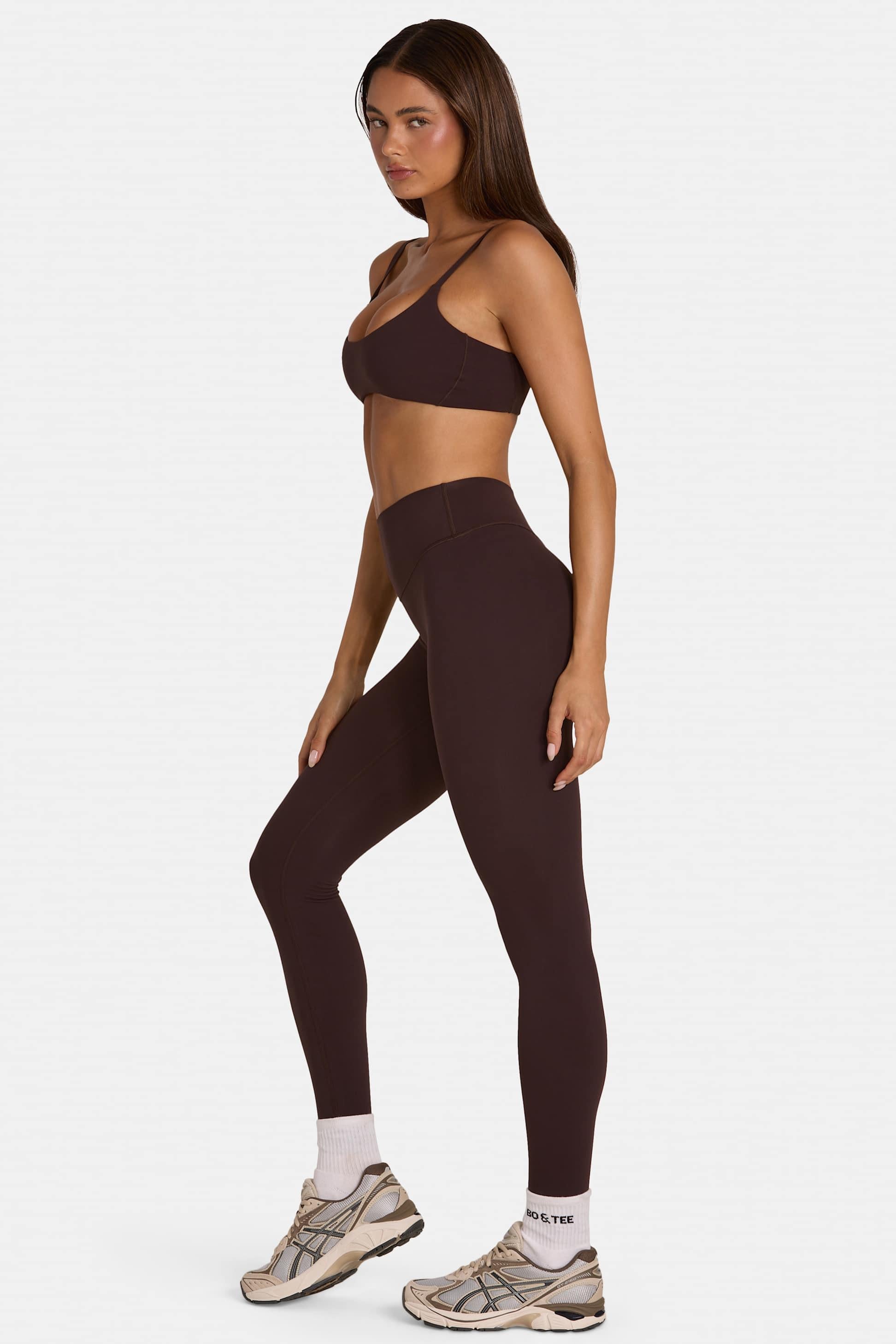 Soft Active Full-length Leggings In Espresso
