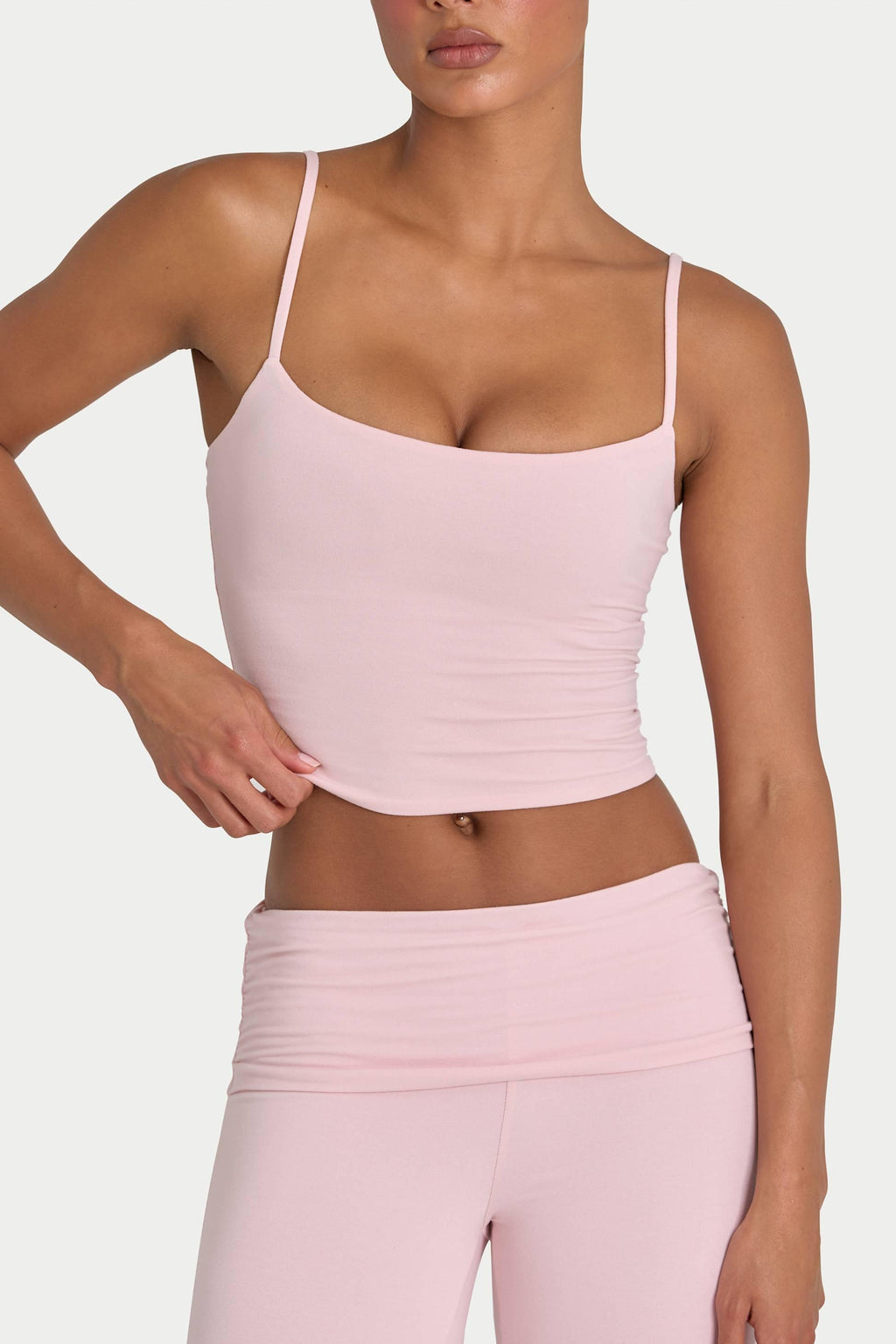 Buttercloud™ Crop Tank Top In Blush