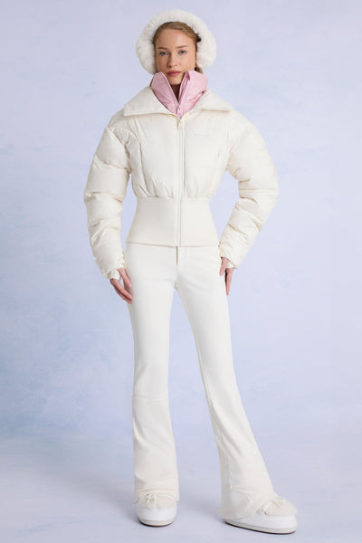 Waterproof Layered Ski Jacket In Ice
