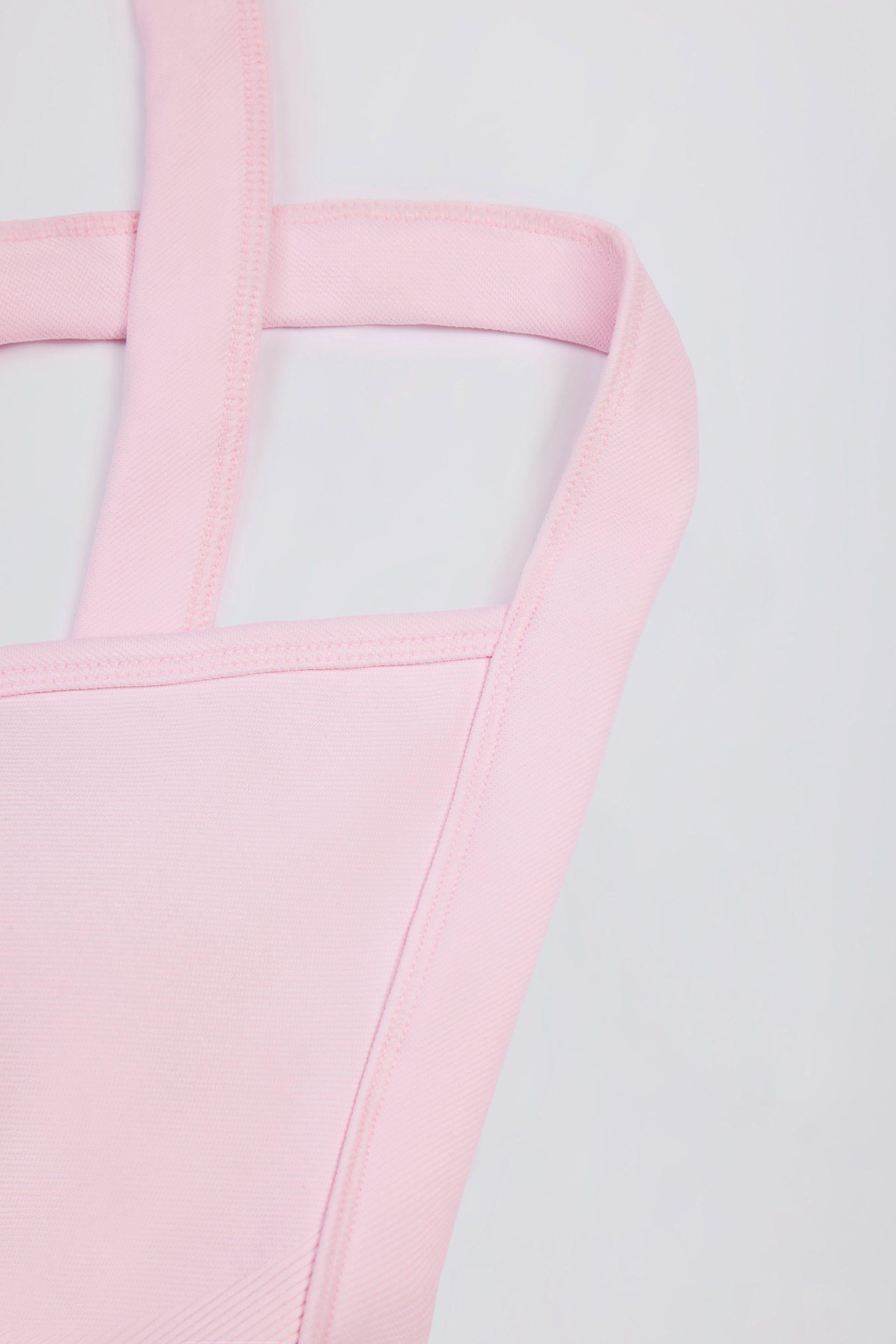 Super Sculpt Seamless Crossback Sports Bra In Soft Pink