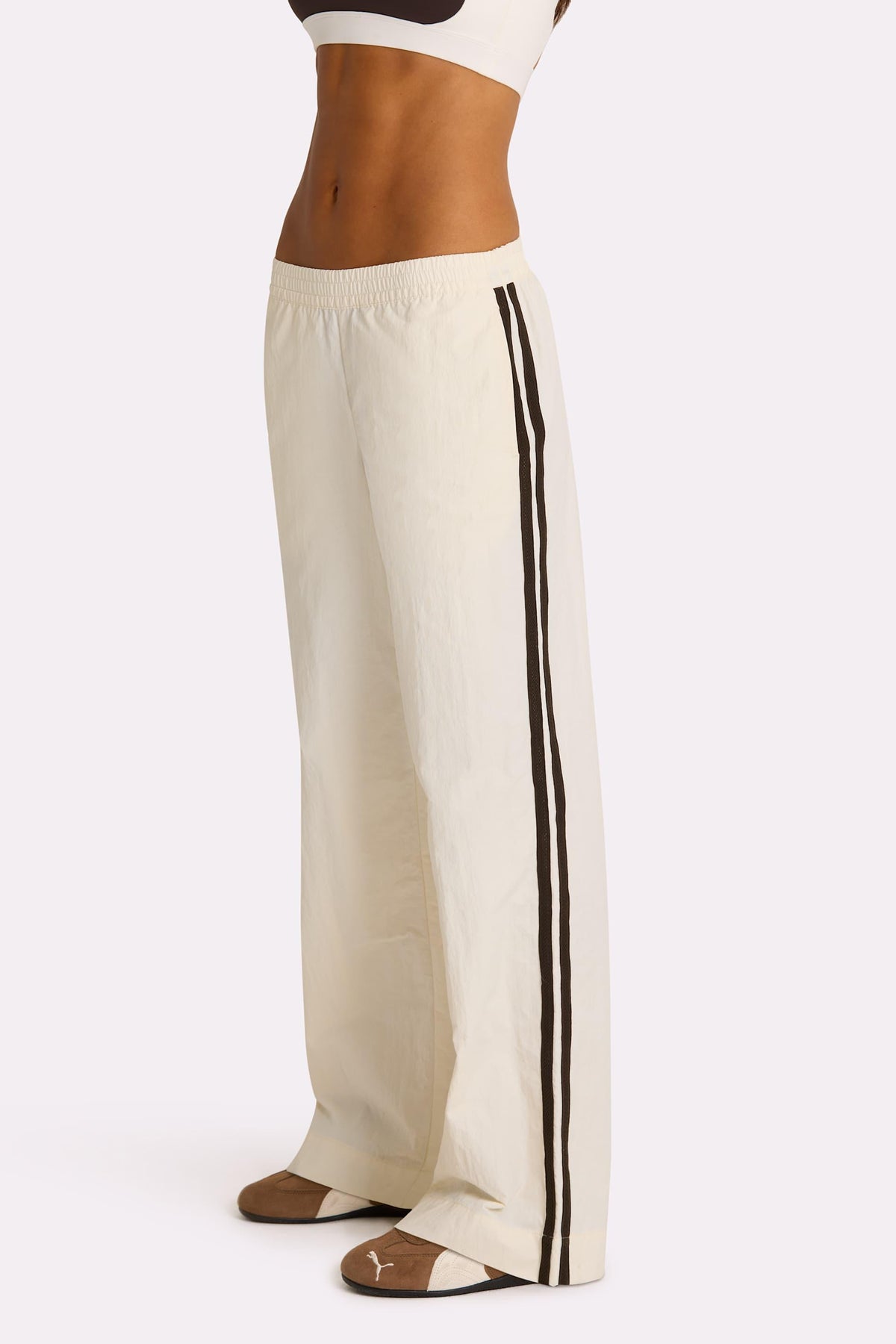 Woven Track Pants In Coconut