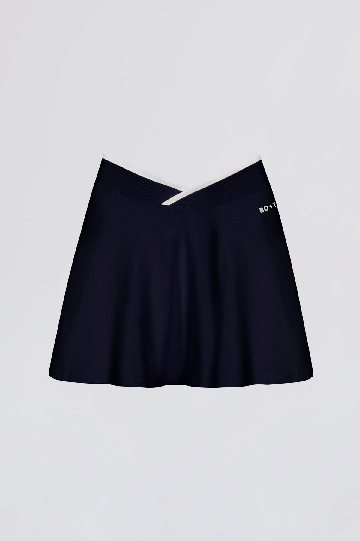 Soft Active Crossover Mini Skort In Midnight