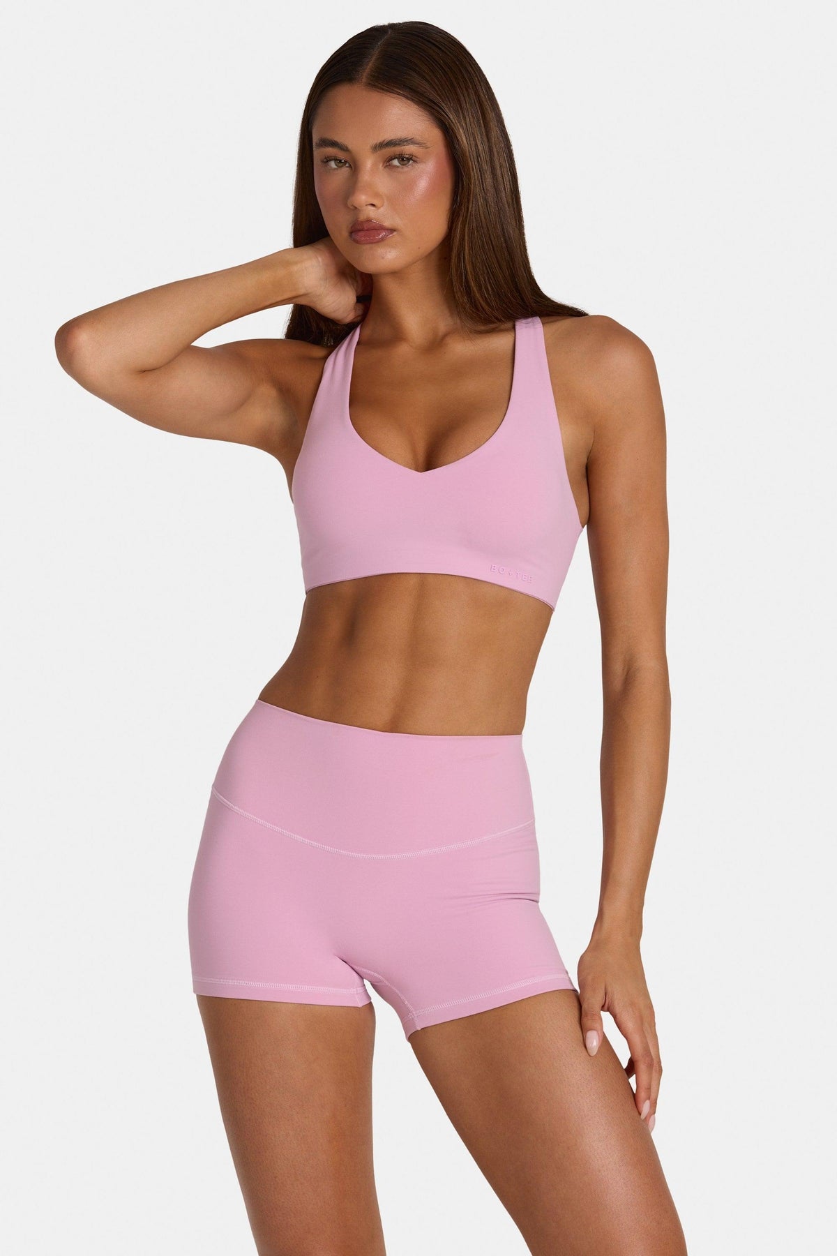 Soft Active Low-impact Sports Bra In Sweet Pink