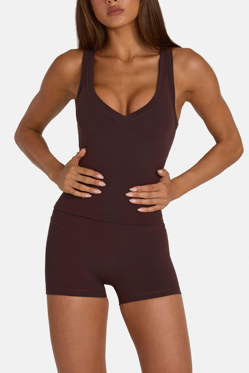 Soft Active Tank Top In Black