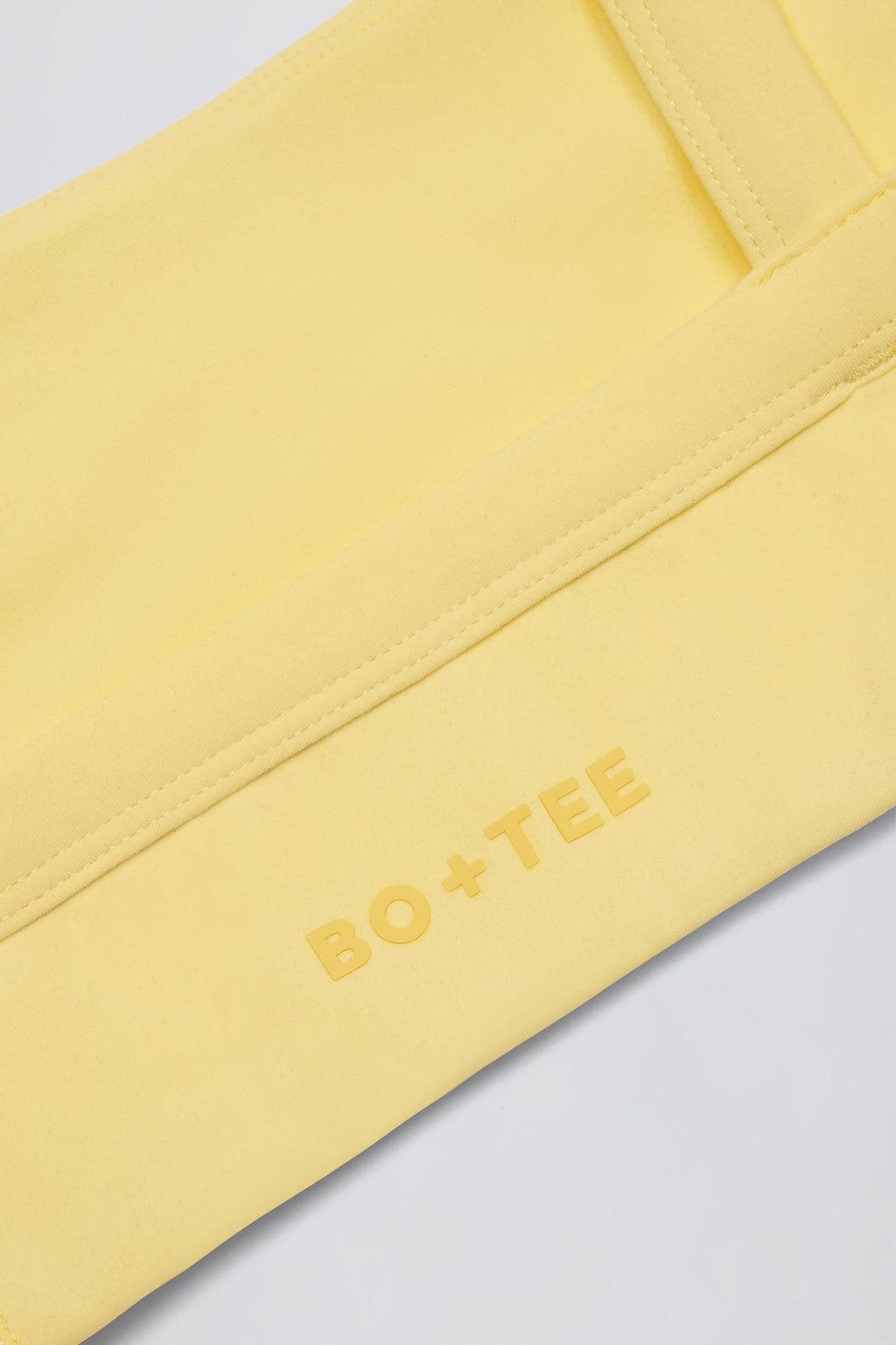 Soft Active Seam-detail Sports Bra In Lemon