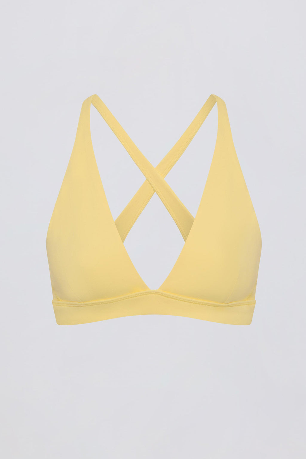 Soft Active Cross-back Sports Bra In Lemon