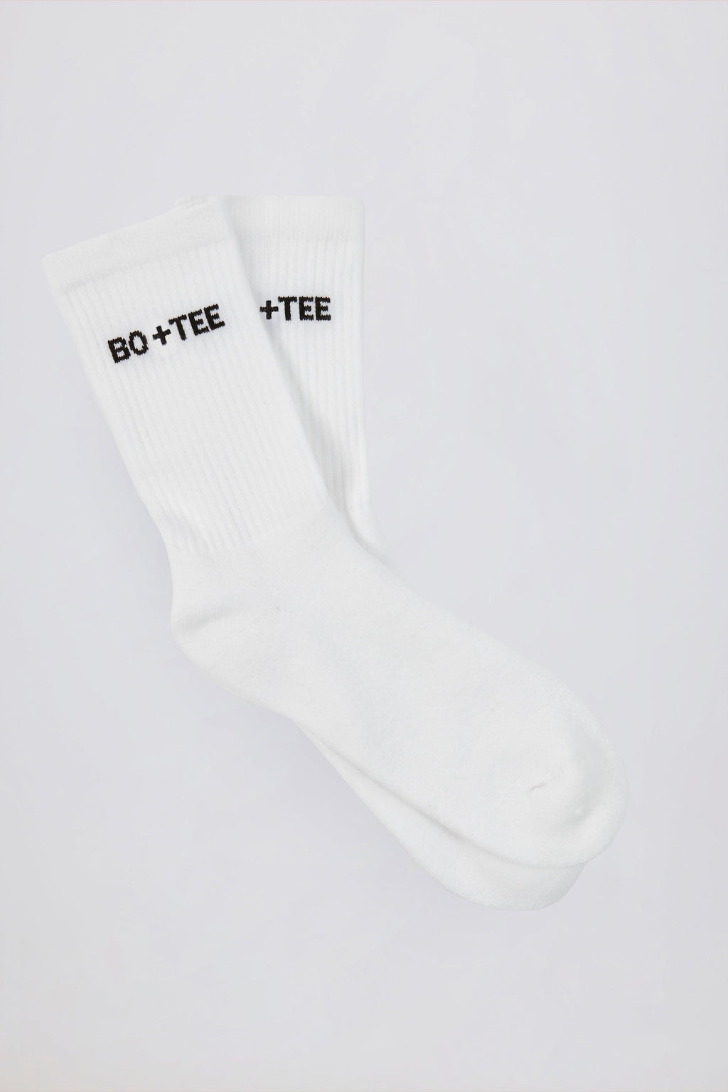 Ribbed Crew Sock Bundle In White