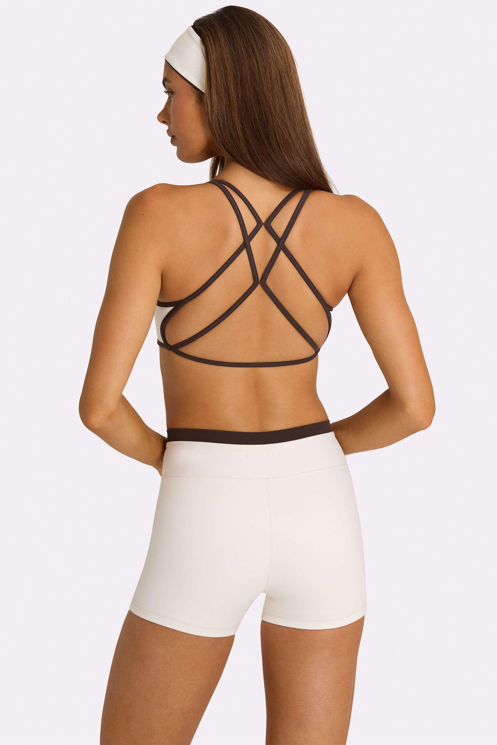 Soft Active Sports Bra In Coconut