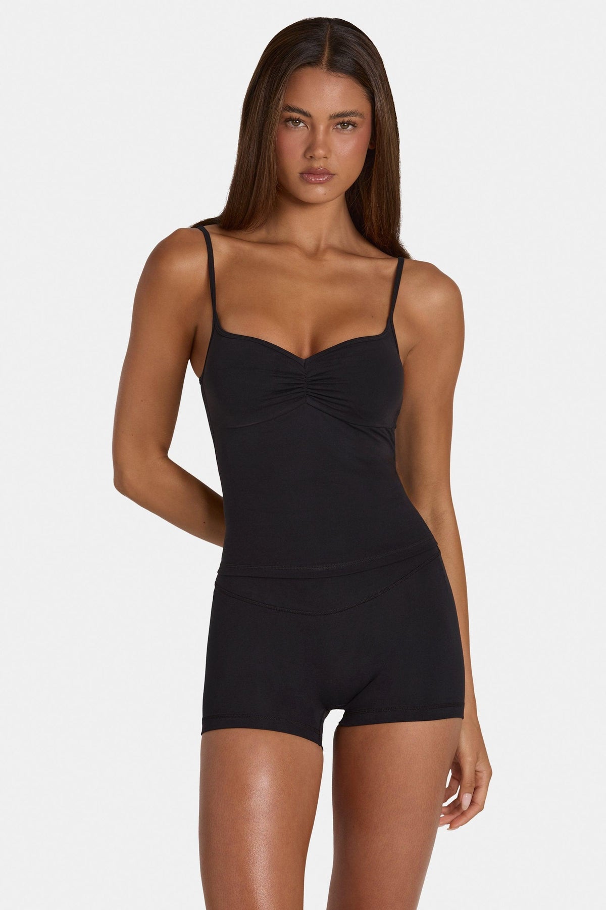 Soft Active Tank Top In Black