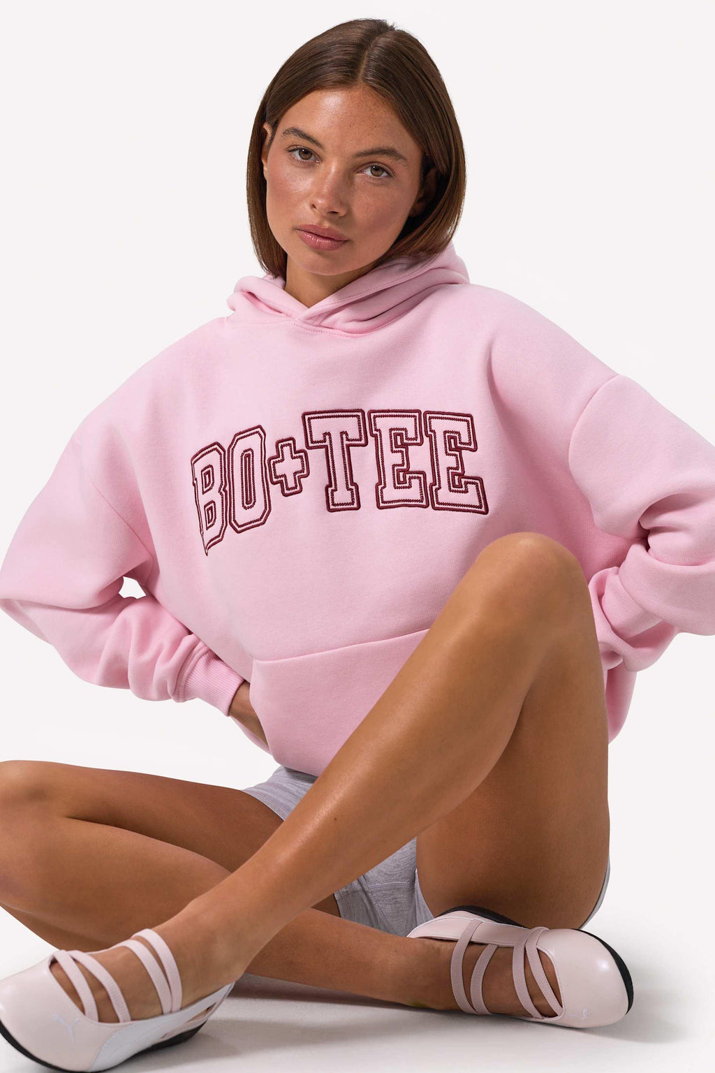 Embroidered Oversized Hoodie In Bloom